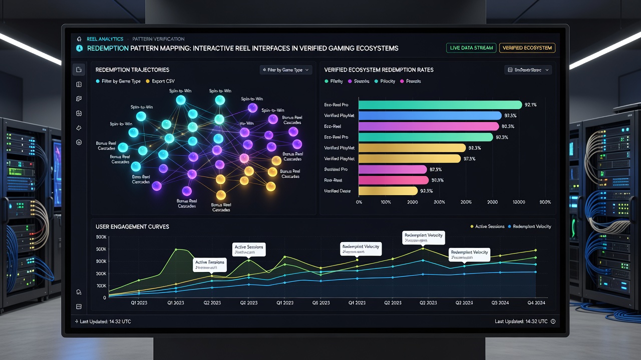 Detailed analytics dashboard showing redemption patterns on verified reel interfaces